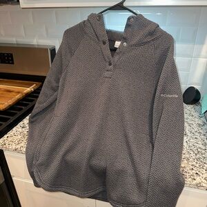 Columbia Charcoal Textured Hoodie